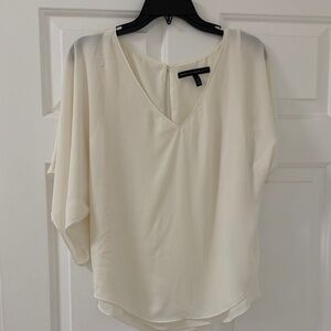White House Black Market Elegant Cream Blouse